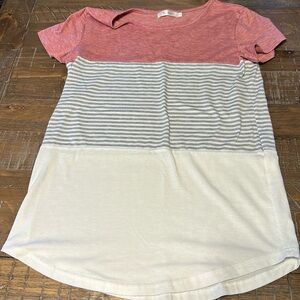 Longer fit Striped Tee